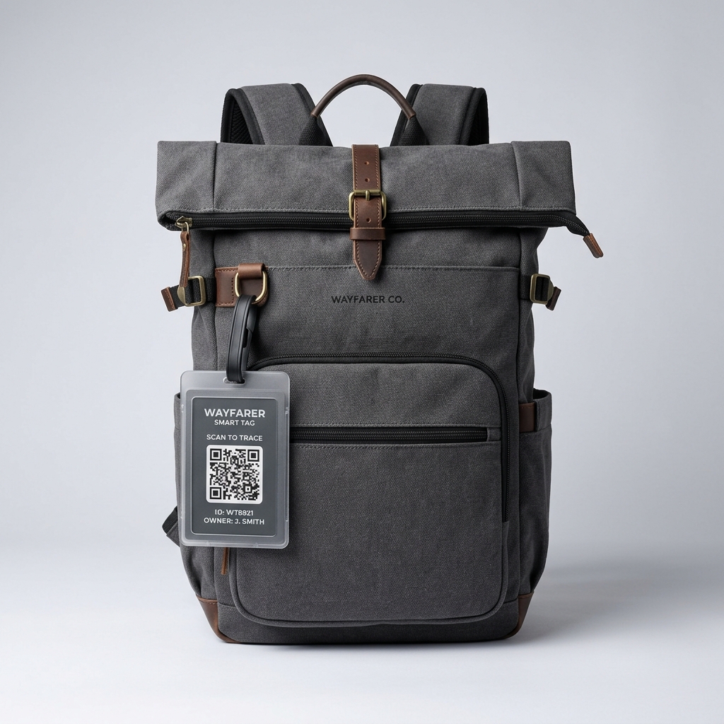 Luggage QR tag